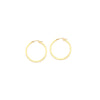 2 X 30mm Square Hoop Earrings