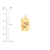 Pisces Engraved Pendant