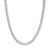 Sterling Silver 7mm 8 Sided D/C Curb Chain