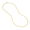2.7mm Light Open Curb Chain with Lobster Lock