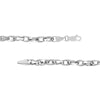 Plated Sterling Silver Flat Multi-Link Bracelet