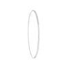60mm Flat Wire Endless Hoop Earrings