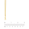 Mixed-Link Triple Strand Necklace