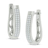 14K 0.21Ct Diamond Earring
