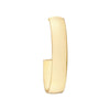 6mm Half Open Hoop Earrings