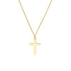Curved Cross Adjustable Necklace