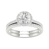 14K 1.50Ct Certified Lab Grown Diamond Bridal Ring