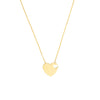 Heart with Cutout Adjustable Necklace