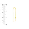 Open-Link Threader Earrings