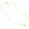 Pave Diamond Starfish Necklace