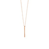 Engravable Cube Adjustable Necklace