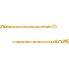Hollow Graduated Round Link Bracelet