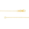 Script 'M' with Diamond Bezel Necklace
