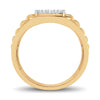 10K 0.15Ct Diamond Mens Ring