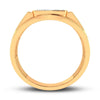 10K 0.13Ct Diamond Mens Ring
