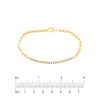 1.0tcw Diamond Paper Clip Bracelet