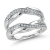 14K  0.33Ct  Diamond  Ring Guard.