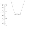 5mm Block Font Nameplate Necklace