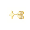 North Star Stud Earrings on Post Back