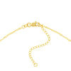 Graduated Hammered Mariner Chain Necklace
