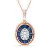 14K Sapphire Pendant