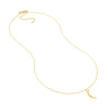Crescent Moon Pendant Necklace