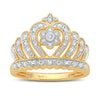 10K 0.10Ct Diamond  Fashion Ring