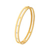 Diamond Bezel Open Bangle