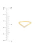 Diamond Chevron Ring