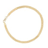 Two-Row Wheat Chain Bracelet