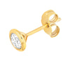 1/2tcw Round Diamond Martini Bezel Stud Earrings