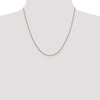 14K 1.4mm Round Cable Chain