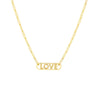Love Paper Clip Necklace