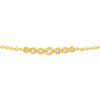 Graduated 1/10tcw Diamond Bezel Bolo Bracelet