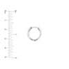 Sterling Silver Polished Hoop Earrings