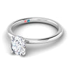 Lab Grown Diamond Solitaire Petite Engagement Ring