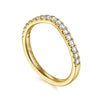 14K Yellow Gold Diamond Matching Wedding Band