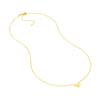 Heart with Diamond Adjustable Necklace