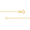 0.8mm Sparkle Singapore Chain with Spring Ring
