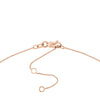 Gothic Initials Dangle Station Necklace