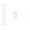 Double Chain Front-to-Back Earrings