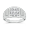 10K 0.15Ct Diamond Mens Ring