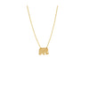 So You Mini Elephant Adj Necklace