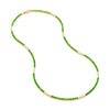 2-1/4tcw Diamond &amp; 2.4mm Tsavorite Tennis Necklace