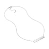 Blessed Bar Necklace in Plated Sterling Silver