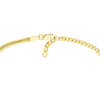 50/50 Snake + Curb Circle Station Bracelet Adjustable LL