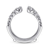 14K White Gold Diamond Ring Enhancer