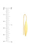 Marquise Wire Threader Earrings