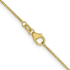 18K 16 inch .7mm Box with Lobster Clasp Chain