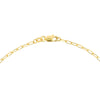 Paper Clip Anklet with Cross